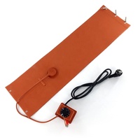 Chauffe-tambour électrique flexible 220V 1520x250mm avec contrôle de température, couverture chauffante en silicone pour tambour