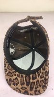 Casquette Snapback en Coton Acrylique avec Broderie 3D en Cuir de Léopard, de Serpent et de Crocodile, Vente en Gros ou Personnalisée