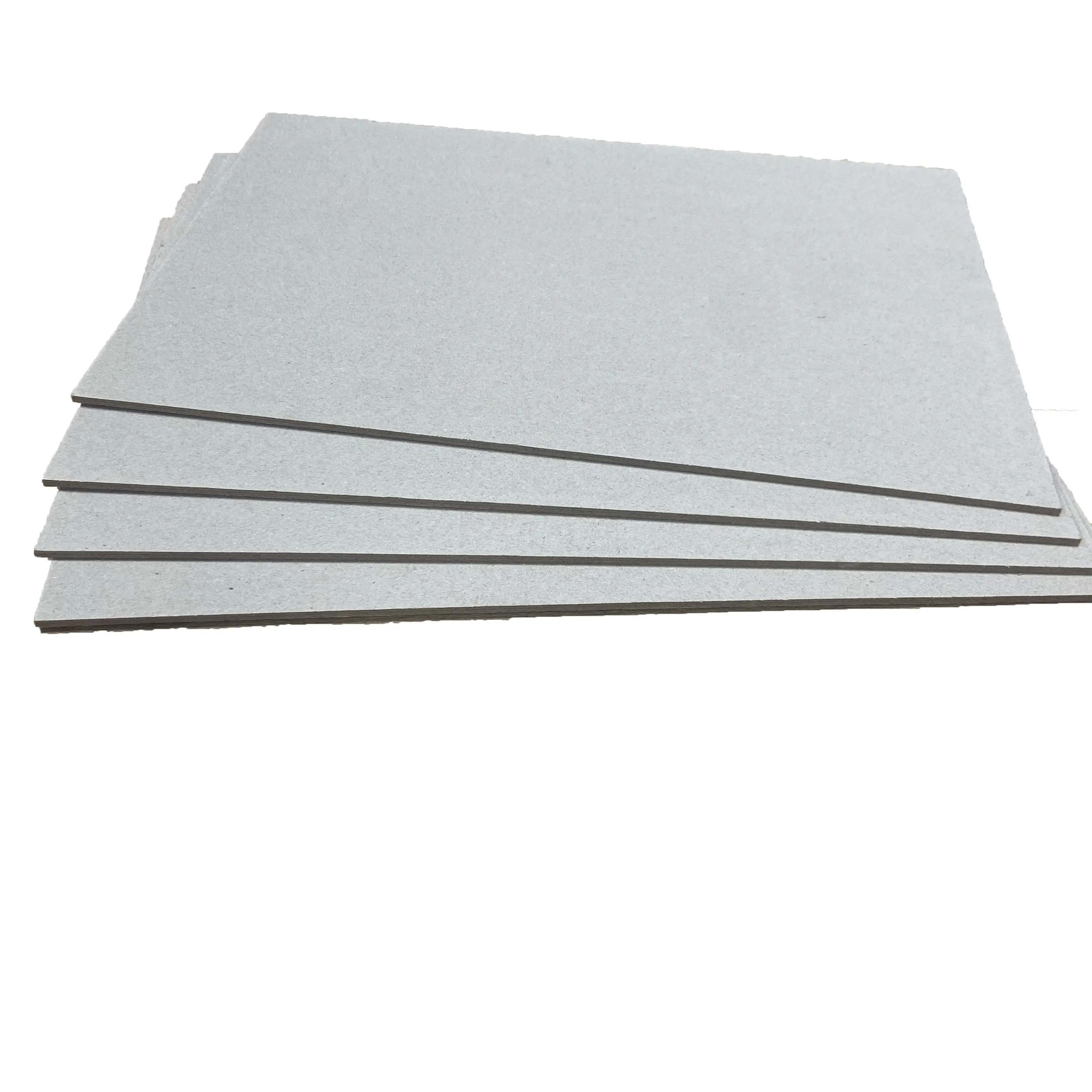 Placa de papel cinza lisa com tamanho personalizado, papelão HD 2T sem revestimento e placa de papel Sigmacom 3.1 reciclado