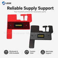 JUEXUAN Radlader-Kabinen-Teppich Fußmatte Fußpolster für Doosan DX55/DX60W-9C/Eco Modelle 6 Monate Garantie Ersatzteile