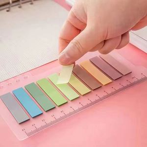 Waterproof Flexible Card Board Custom Transparent Tag Divider Custom Plastic <b>Sticky</b> <b>Note</b> Tabs - Product Image 4