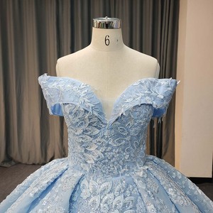 Vestidos de Quinceañera Lsany226 Azul Cielo, Vestidos de Princesa para Fiesta de 16 Años, con Apliques de Encaje y Cuentas, Vestidos de 15 Años Jancember - Product Image 5