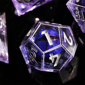 Mini planète jeux <span class=keywords><strong>de</strong></span> bureau personnalisés Dragon Dungeon <span class=keywords><strong>jeu</strong></span> <span class=keywords><strong>de</strong></span> dés en résine polyédrique à noyau liquide motif d'impression à bords pointus mdn RPG dés - Product Image 3