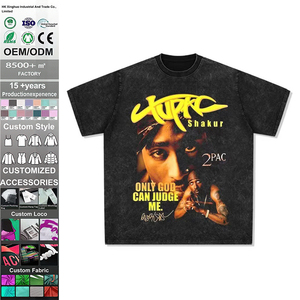 Camisetas de Hombre de Alta Calidad, 100% Algodón, Cuello Redondo, Manga Corta, 200g, Estampadas, Casuales, Ecológicas, de Secado Rápido, Transpirables, Ajuste Holgado - Product Image 2