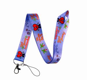 Hàng Có Sẵn Dây Đeo Chìa Khóa Trò Chơi Hoạt Hình Thỏ Xấu Dây Đeo Chìa Khóa Dây Đeo Thẻ Điện Thoại USB Dây Đeo Cổ Thỏ Xấu - Product Image 5