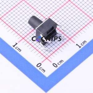 YTS-D001-180 Tactile Switch Through hole Component (THT) Switch Single Pole Single Throw Round Button 1.6N Through Hole - Product Image 2