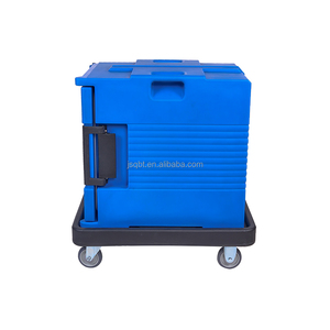 Calentador de Alimentos Aislado de 90L 95QT, Equipo de Cocina Comercial, Carrito Térmico para <span class=keywords><strong>Charolas</strong></span>, Entrega Comidas Perfectamente Calientes o Frías - Product Image 2
