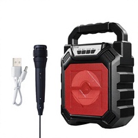 Enceinte portable LED 4 pouces pour extérieur, colonne de musique sans fil, centre de divertissement pour la maison et les fêtes, super basses, prend en charge les cartes TF, Aux, USB