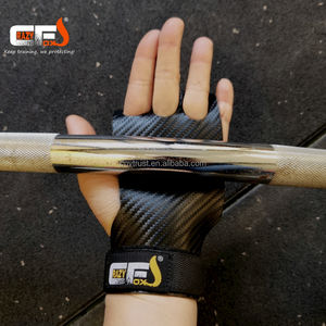 3孔定制体操握把，用于拉起举重身体泵设备、运动、碳纤维健身房手掌保护握把 - Product Image 4