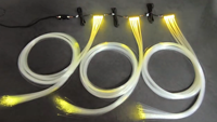 Kit de 1800 Piezas de Fibra Óptica Dinámica Symphony de 0.5mm para Techo de Coche, Garantía de 3 Años, Fuente de Luz LED Universal Tipo Split de 12V, CE