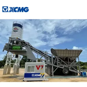 Xcmg chính thức sử dụng hzs75ky 75m3/h xi măng TRỘN BÊ TÔNG trạm trộn để bán