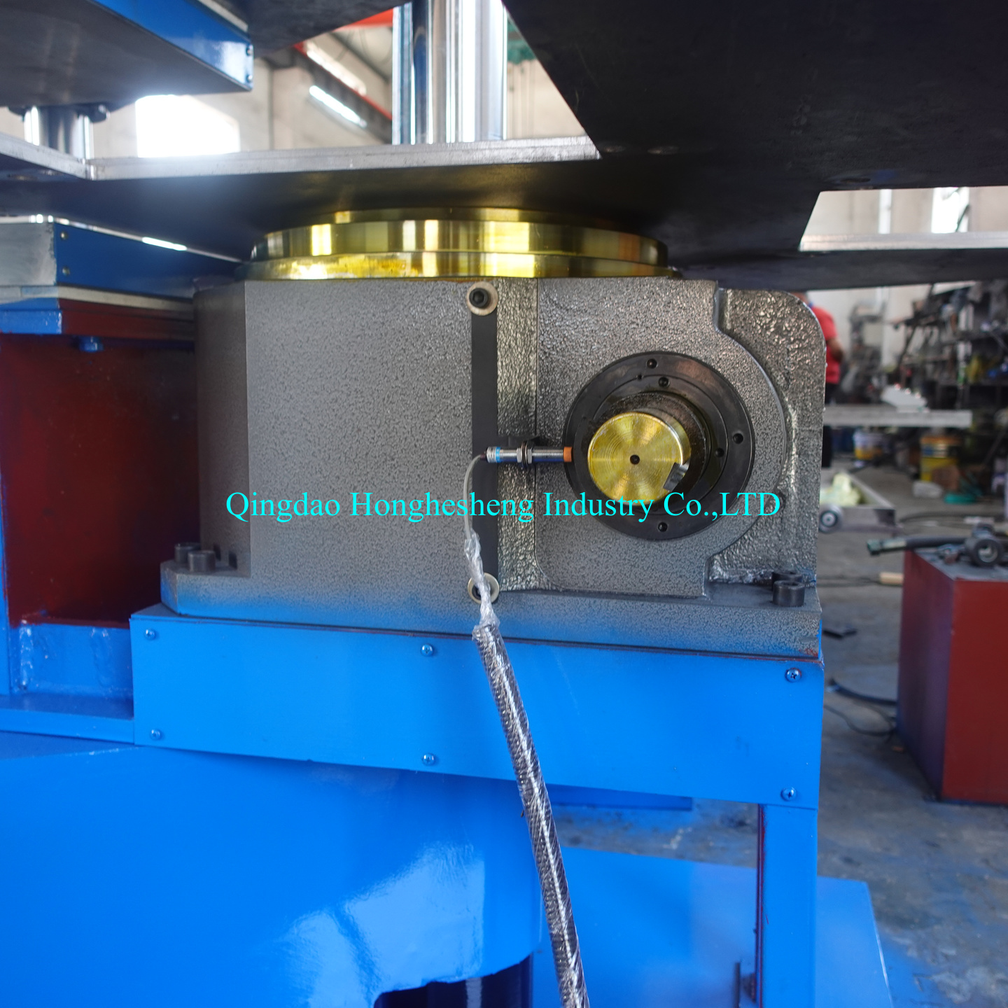 100Ton Vulcanizer Rotary Rubber Shoe Sole Vulacanizing Machine