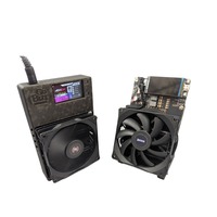 Descuentos Bitaxe NerdQaxe + 2,5 T 50W ASIC Miner Bitcoin Home Miner BM1368 Chip de código abierto Máquina de lotería más silenciosa con ventilador