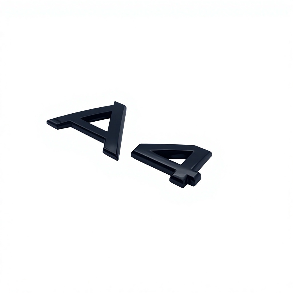glossy black A4