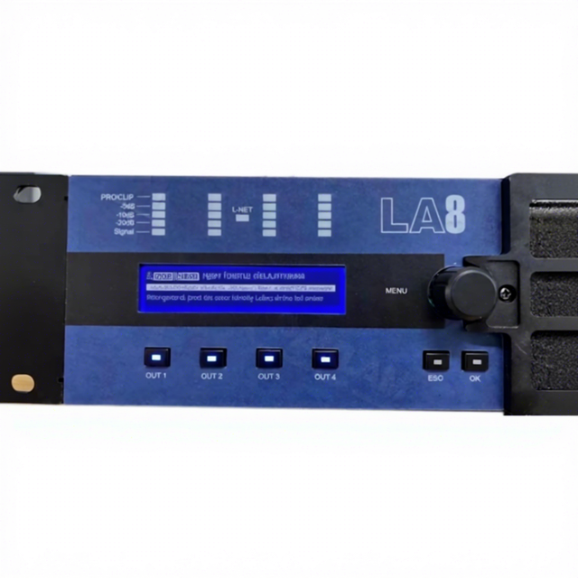 PAKLAM AUDIO LA8 10000 Watt Stable 4 Ohm Touring Grade 90v-260v 50/60Hz High Performance 4 Channel Digital German ALLDSP Metal