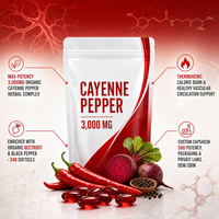 240 gélules de piment de Cayenne et de pépins de raisin, soutien antioxydant naturel de qualité supérieure, compléments alimentaires à base de plantes pour adultes