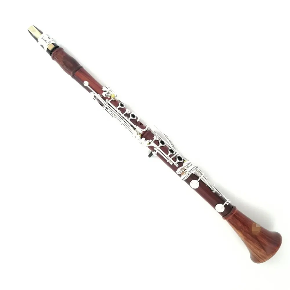 Chất Liệu Gỗ Hồng 17 Phím Mạ Bạc Clarinet