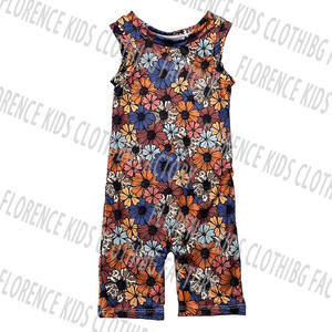 DH ODM adorabile <span class=keywords><strong>pagliaccetto</strong></span> aderente <span class=keywords><strong>elegante</strong></span> senza maniche stampato comodo per bambina carina - Product Image 2