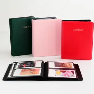 Álbum de fotos de coleção de lembranças, adesivo reutilizável personalizado de livro para fotos
