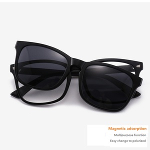 UNOC Gafas <span class=keywords><strong>de</strong></span> sol con imán 5 en 1 Monturas <span class=keywords><strong>de</strong></span> anteojos intercambiables con <span class=keywords><strong>lentes</strong></span> polarizadas con clip UV400 - Product Image 4