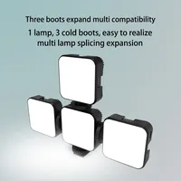 Lampe LED pour la photographie Lumière RVB de poche pour la prise de vue vidéo Caméra de remplissage de beauté Lampe circulaire professionnelle pour selfie