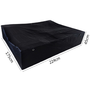 Housse de protection imperméable pour caravane 224x175x45cm en tissu Oxford, housse de protection rectangulaire pour véhicule extérieur - Product Image 3