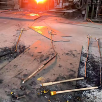 KS/KB/KW Cast Steel Water Thermocouple Temperature Measuring Probe One-Time Rapid Thermal Rod for Metallurgy Paper Instrument