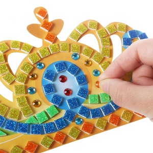 Miếng Dán Khảm Eva Tự Làm Cho Trẻ Mẫu Giáo, Hình Vuông Khảm Xốp Eva Dính Để Tự Làm Đồ Thủ Công - Product Image 4