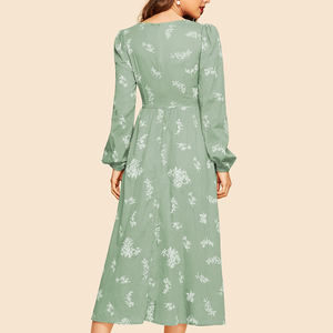 Robes décontractées élégantes de style bohème, vêtements <span class=keywords><strong>grande</strong></span> <span class=keywords><strong>taille</strong></span> pour femmes, robes à manches longues pour femmes à la mode - Product Image 4