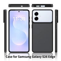 Étui de téléphone antichoc en TPU+PC mat, anti-rayures, mince, anti-traces de doigts, tendance streetwear pour S24 S25 S26 Edge