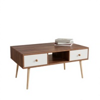 Table basse moderne convertible et extensible en bois écologique, style panneau, pour salon, bureau, appartement, multi-usages