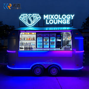 मोबाइल फूड ट्रेलर्स पूरी तरह से सुसज्जित स्ट्रीट फूड कार्ट ट्रेलर स्ट्रीट वेंडिंग कार्ट्स मोबाइल स्नैक आउटडोर फूड कार्ट - Product Image 2