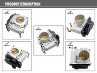Électrique Corps de Papillon Assy Pour Nissan Micra K12 Tiida C11 HR16DE SERA526-01 16119-ED000 SERA52601