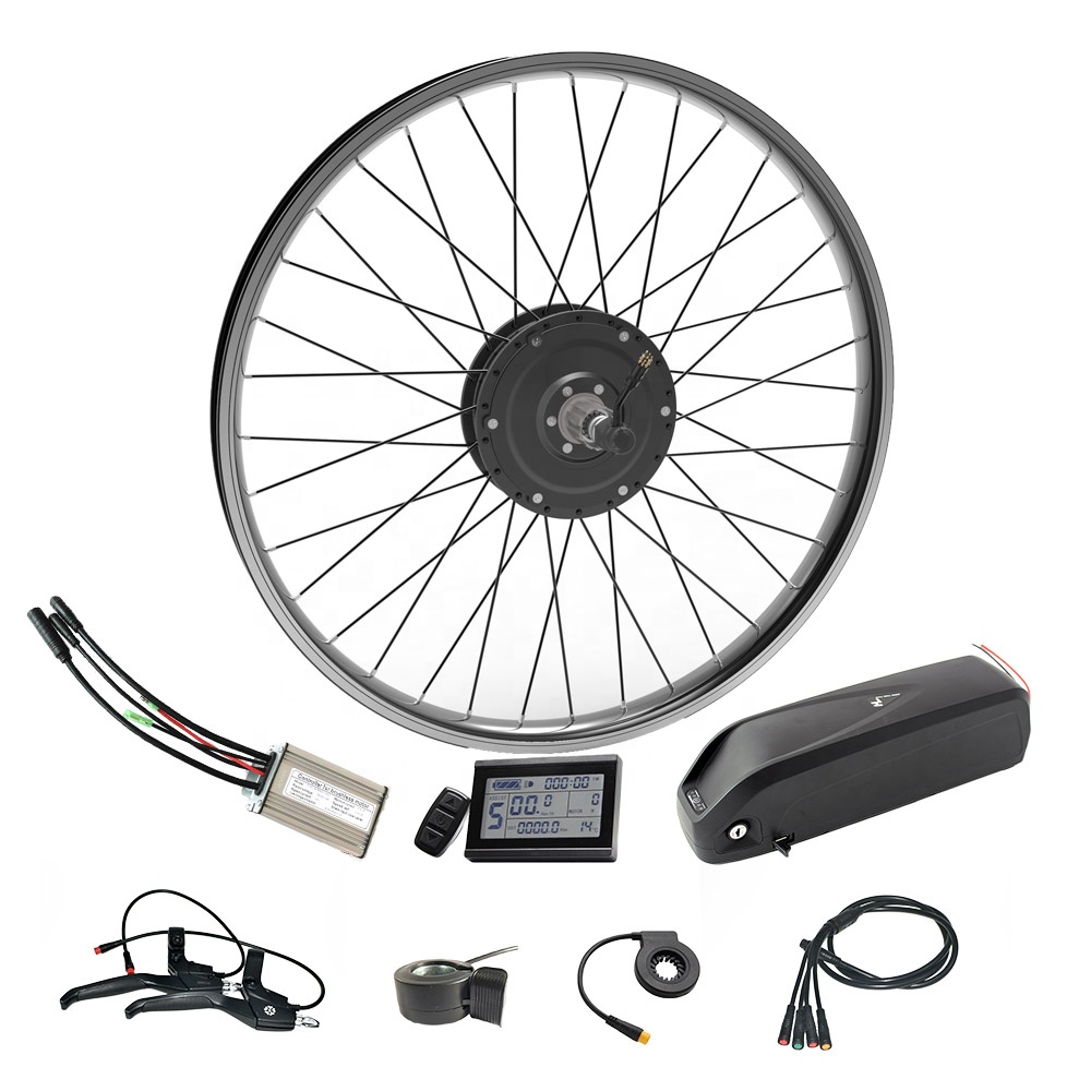 Высокий крутящий момент 20 дюймов 48v 500 w шестереночный мотор для электрического велосипеда комплект 500 Вт мотор для Байк, способный преодолевать Броды с батареей