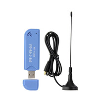 Clé USB numérique FM+DAB+DVB-T+SDR, récepteur SDR, tuner TV DAB+FM DVB-T, clé USB RTL 2832U, RTL FC0012, carte récepteur TV USB 2.0