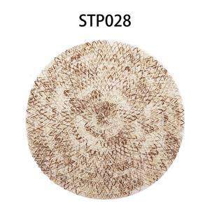 Juego de Manteles Individuales Redondos de Cuero PVC Ecológico, Diseño Antideslizante con Drenaje, Resistentes al Calor, para Hogar, Restaurante, Hotel, Novedad 2026 - Product Image 3