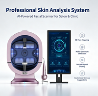 S5 Professional AI Facial Skin Analyzer 3D Face Scanner Multi Spectrum Detection Report System