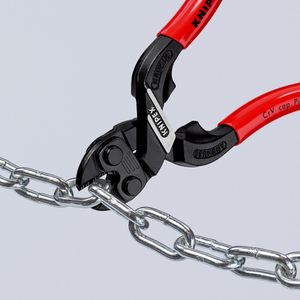 KNIPEX 71 31 160 CoBolt S Alicates de corte de doble palanca con cuchilla empotrada, revestimiento de plástico negro, 160 mm - Product Image 4