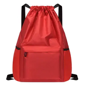 Custom logo Waterproof drawstring backpack new men's and women's sports basketball bag travel agency travel easy backpack