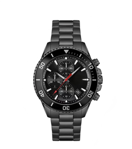 Montre mécanique de luxe avec bracelet en acier inoxydable 22 mm, mouvement ETA, cadran en verre 46 mm, aiguilles - Product Image 1