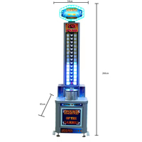 Lifun Factory King of the Hammer Machine de jeu d'arcade d'intérieur à monnayeur avec système de récompense par tickets, jeu de frappe puissante pour adultes, en métal, version anglaise