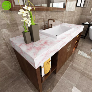 Papier peint moderne imperméable 3D en marbre rose Revêtement mural en vinyle auto-adhésif <span class=keywords><strong>Film</strong></span> décoratif fourni en usine pour décoration de cuisine - Product Image 3