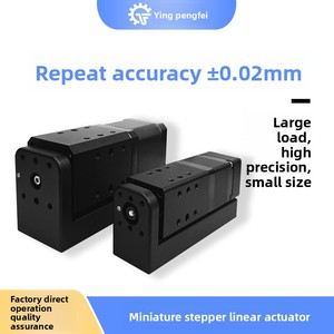 High-precision Miniature 2-phase Hybrid <b>Slide</b> Cylinder Linear <b>Small</b> Telescopic Reciprocating Push Rod - Product Image 1