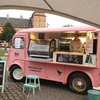 Foodtruck met keuken, foodtrailers te koop, volledig uitgeruste Citroën foodtrailer, restauranttruck, hotdogkar te koop