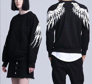 Custom logo Long Sleeve Hoodie Embroidery Pattern <strong>Funky</strong> Pullover Sweatshirts Coat for Unisex - Product Image 4