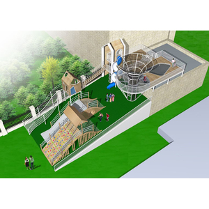 Equipo de Juegos para Patio Exterior OEM, Diseño Personalizado, Patio de Juegos Grande para Exteriores - Product Image 5