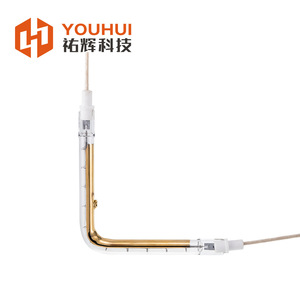 Tubo de Calefacción Infrarrojo en Forma de L Youhui, Equipo de Calefacción Eléctrico de Alta Temperatura por Infrarrojos Lejanos de 150-6000W - Product Image 1