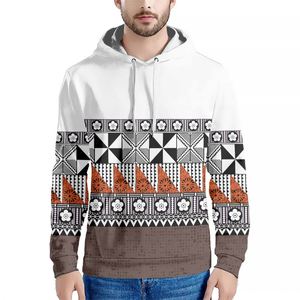 Sublimación sudaderas con capucha para hombres Polynesian Tribal Samoa Fiji Masi Tapa estampado de flores personalizado su logotipo o imagen Jampers sudaderas con capucha - Product Image 1