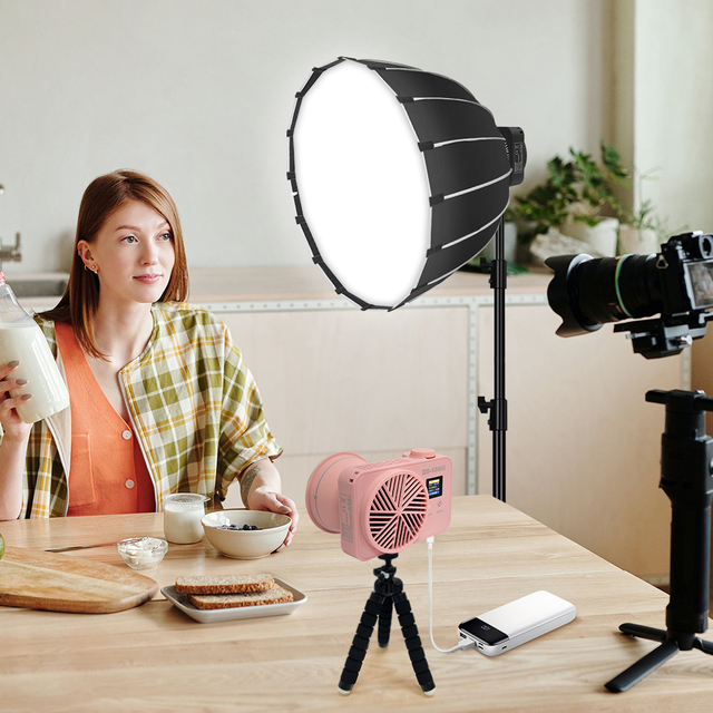 99% Brightness Cob Photography Lighting Continous Video Light 100w Led Fill Lights with 10 Daylight Effects for Live Streaming