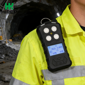 HIREP Rilevatore di Gas 4 in 1 Portatile 0-1000ppm EX O2 CO Cl2, Analizzatore Multi-Gas per Manutenzione Sistemi HVAC - Product Image 1